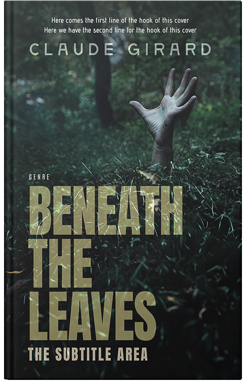 Front view of Premade Horror Book Cover - Outer Space