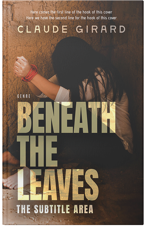 Front view of Premade Mystery & Thriller & Suspense Book Cover - English Walnut