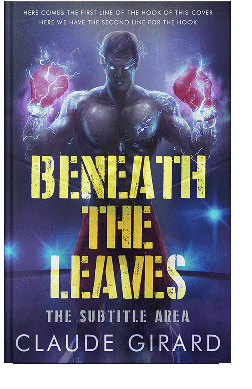 Front view of Rhino #29854 - Premade Action & Adventure Book Cover