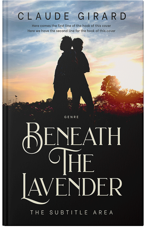 Front view of Swirl #29869 - Premade Business Book Cover