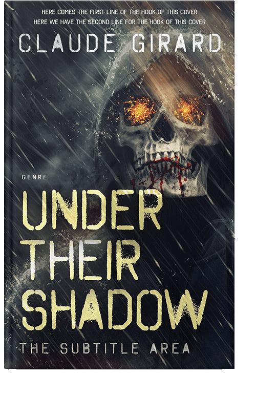 Front view of Shark #29875 - Premade Horror Book Cover | BookCoverZone