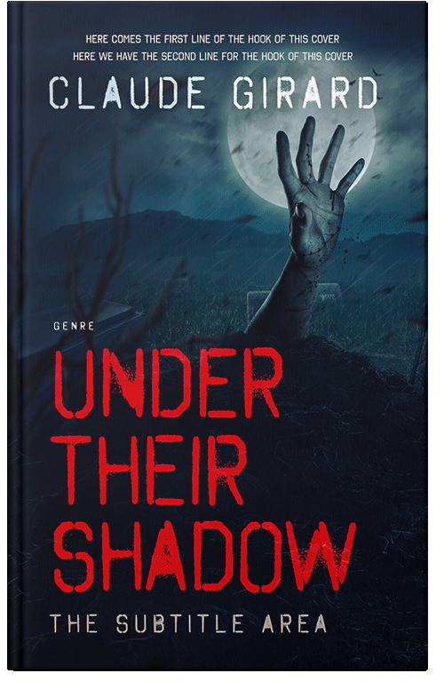 Front view of Black Pearl #29877 - Premade Apocalyptica Book Cover