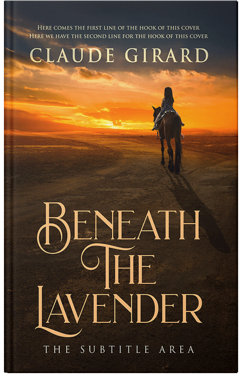 Front view of Premade Action & Adventure Book Cover - Fire Bush