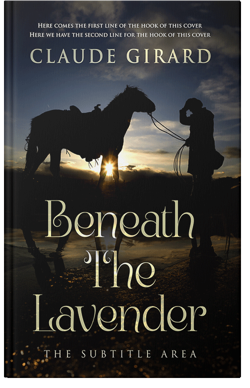 Front view of Premade Western Book Cover - Woodsmoke