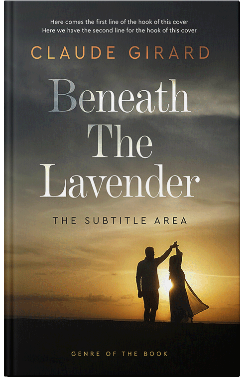 Front view of Premade Romance Book Cover - Tuatara