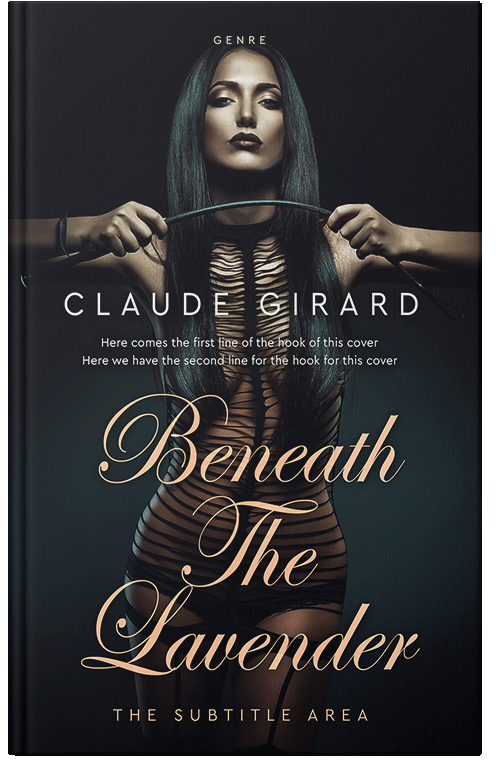 Front view of Black #29910 - Premade Erotica Book Cover