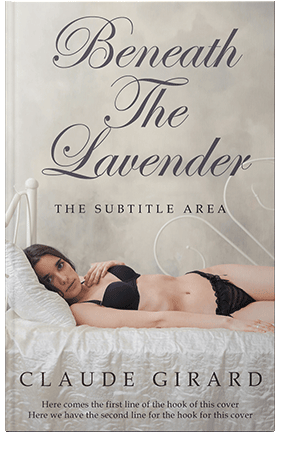 Pre Made Book Cover Swirl