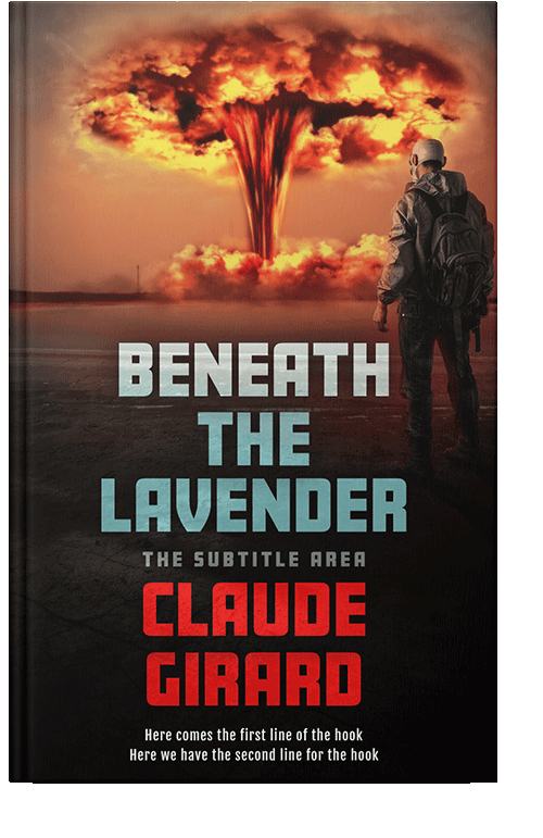 Front view of Raw Sienna #29942 - Premade Apocalyptica Book Cover