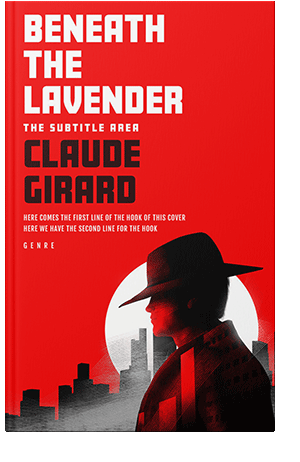 Pre Made Book Cover Red