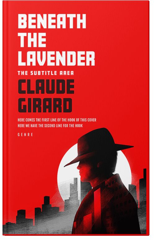 Front view of Red #29950 - Premade Mystery & Thriller & Suspense Book Cover