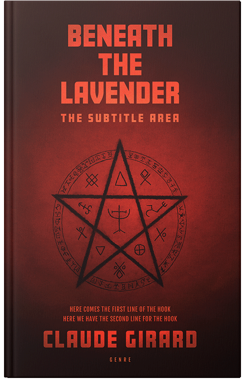 Front view of Paco #29953 - Premade Horror Book Cover