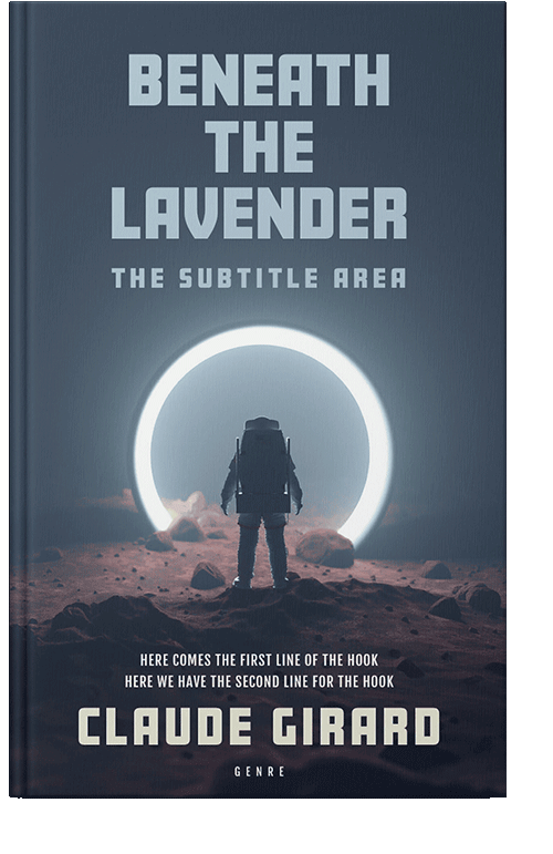 Front view of Pickled Bluewood #29955 - Premade Science Fiction Book Cover