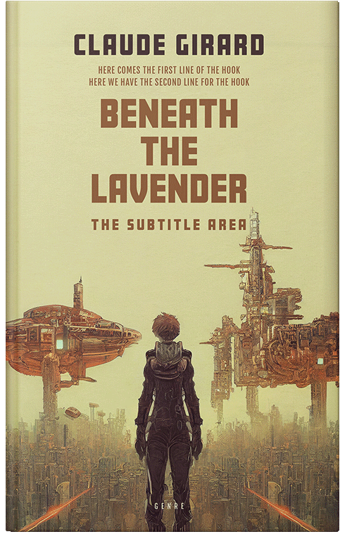 Front view of Premade Science Fiction Book Cover - Winter Hazel