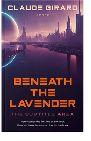 Pre Made Book Cover New York Pink