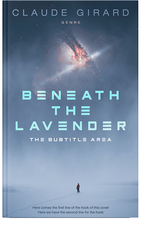 Front view of Bermuda Gray #29958 - Premade Science Fiction Book Cover