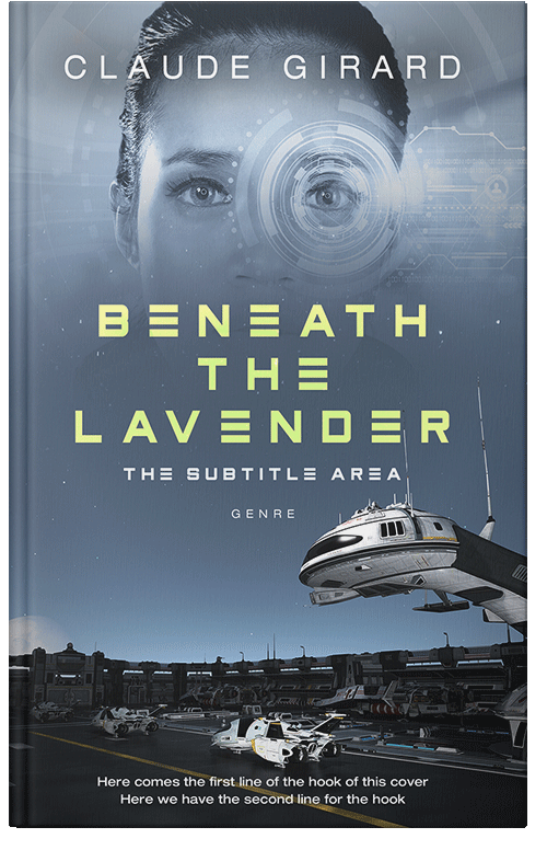 Front view of Slate Gray #29961 - Premade Apocalyptica Book Cover