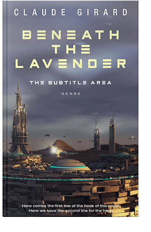 Pre Made Book Cover Mid Gray