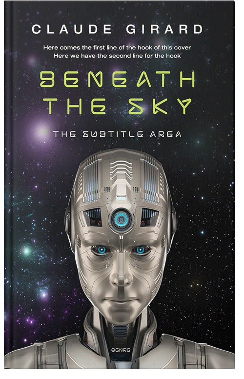 Front view of Premade Science Fiction Book Cover - Nomad