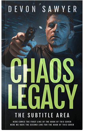 Pre Made Book Cover Yellow Green