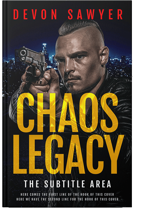 Front view of Woodsmoke #29993 - Premade Action & Adventure Book Cover