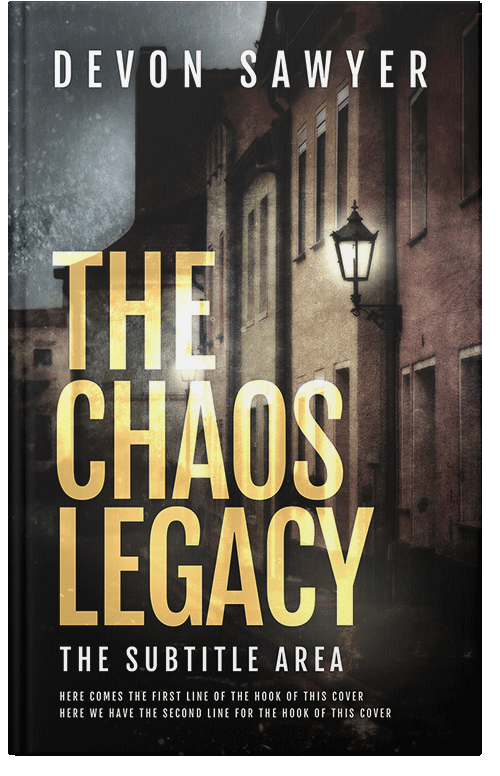 Front view of Premade Mystery & Thriller & Suspense Book Cover - Putty