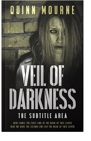 Pre Made Book Cover Foggy Gray