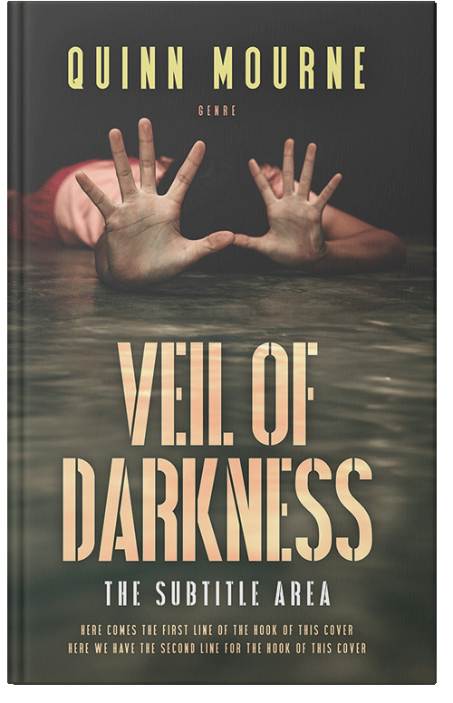 Front view of Premade Horror Book Cover - Armadillo