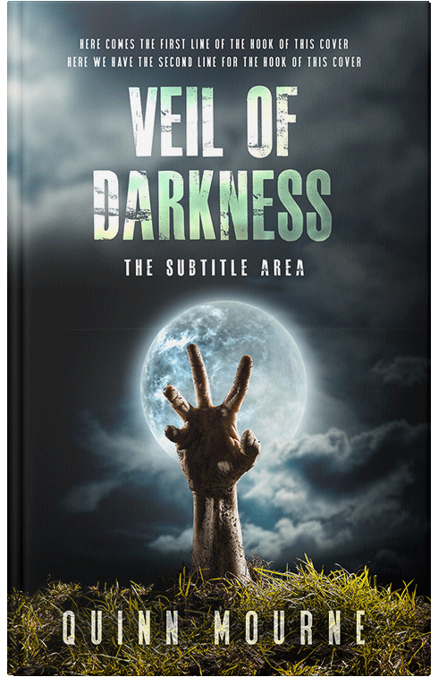 Front view of Outer Space #30020 - Premade Fantasy Book Cover