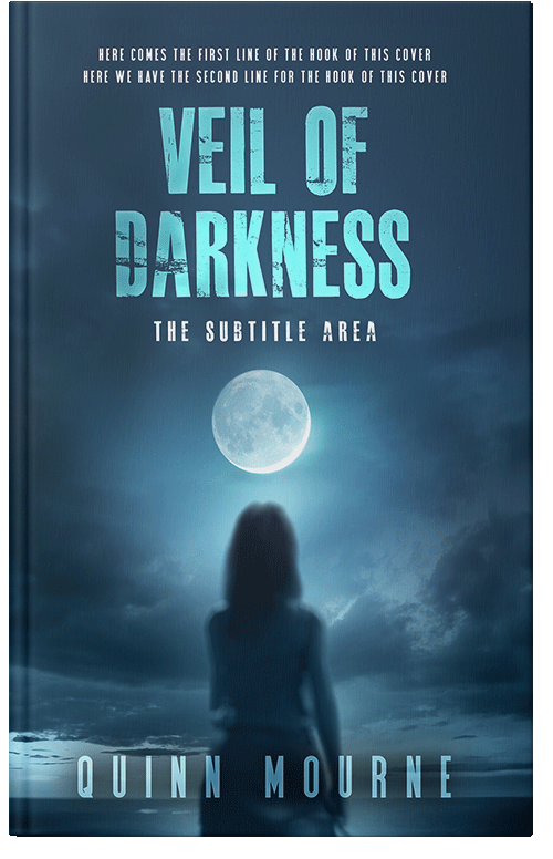 Front view of Nile Blue #30021 - Premade Fantasy Book Cover