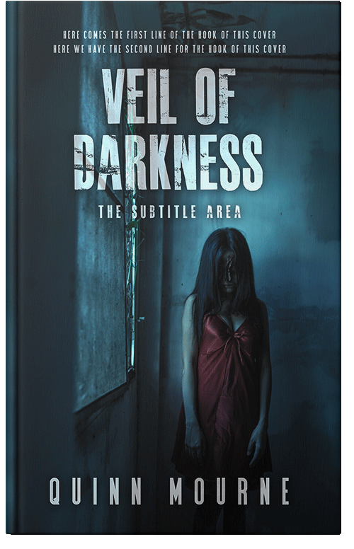 Front view of Mirage #30023 - Premade Horror Book Cover