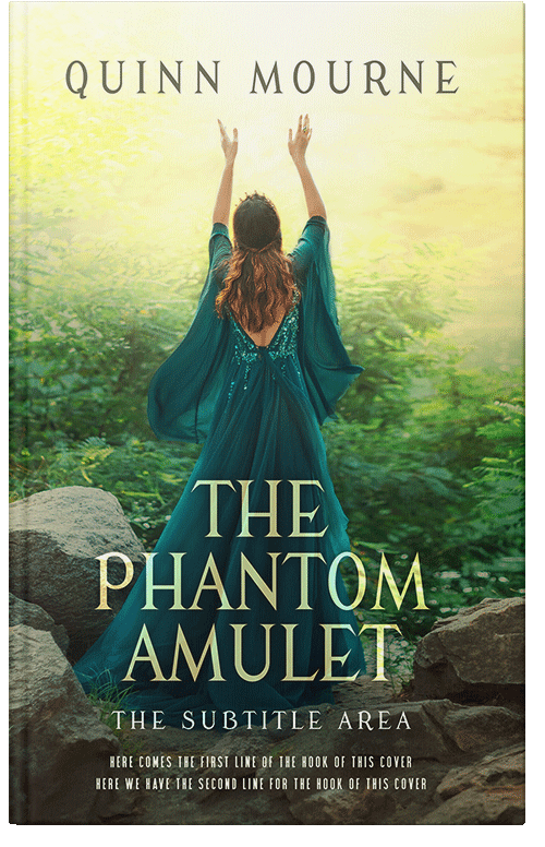 Front view of Premade Fantasy Book Cover - Mint Julep