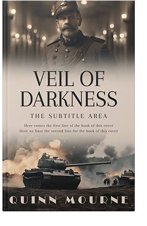 Pre Made Book Cover Soft Amber