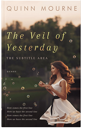 Pre Made Book Cover Double Spanish White