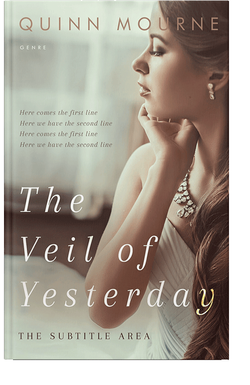 Front view of Foggy Gray #30064 - Premade Romance Book Cover