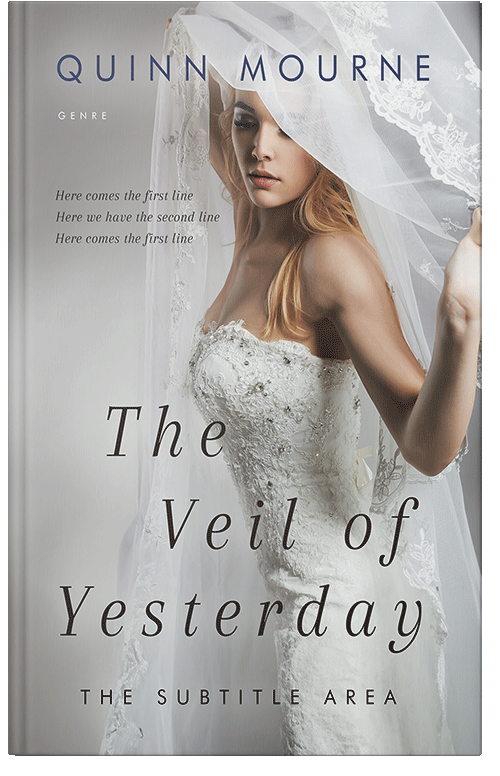 Front view of Premade Romance Book Cover - Cloud