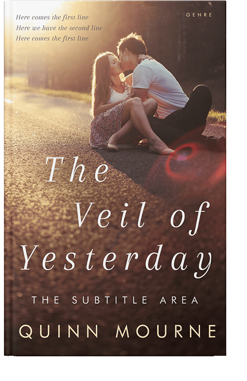 Front view of Saddle #30071 - Premade Romance Book Cover