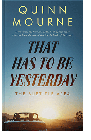 Pre Made Book Cover Ming