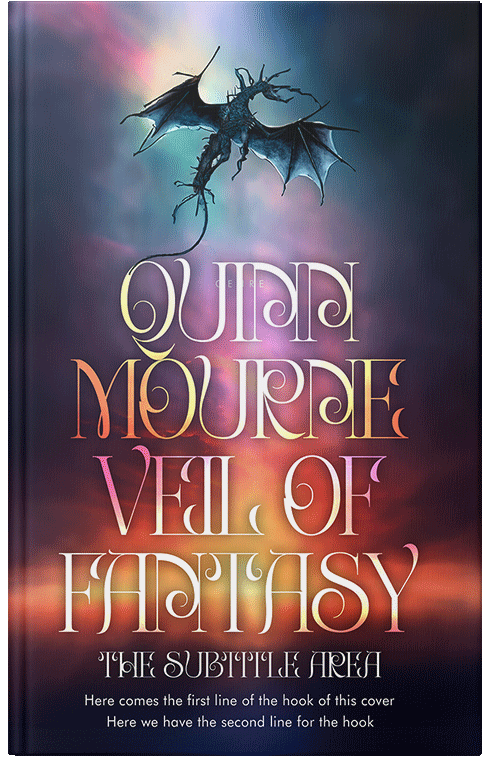 Front view of Premade Fantasy Book Cover - My Pink