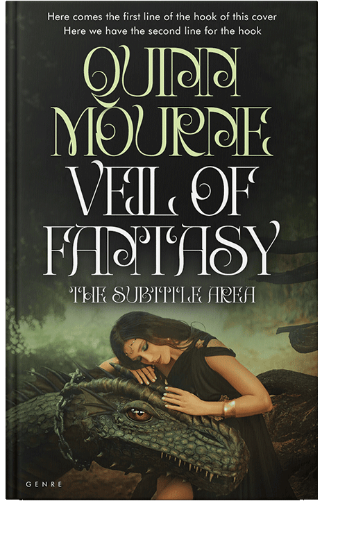 Front view of Rangoon Green #30088 - Premade Fantasy Book Cover