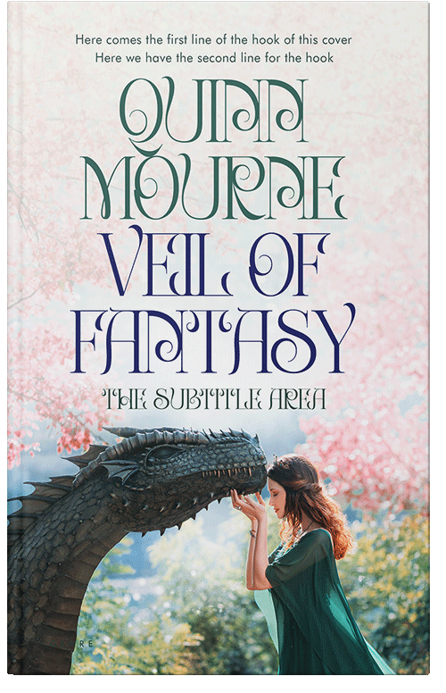 Front view of Limed Spruce #30094 - Premade Fantasy Book Cover