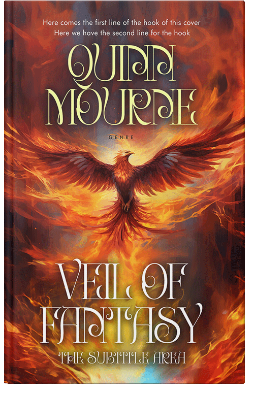 Front view of Red Robin #30097 - Premade Fantasy Book Cover