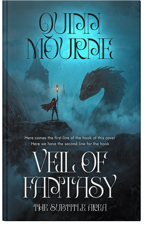 Front view of Big Stone #30099 - Premade Fantasy Book Cover