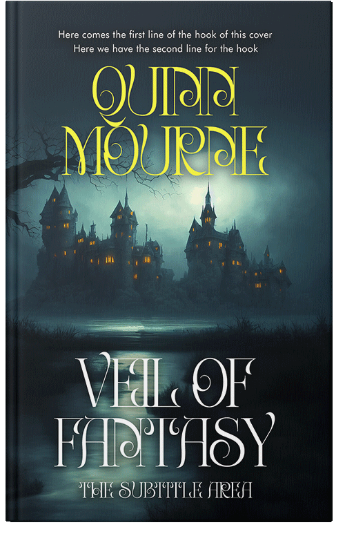 Front view of Gable Green #30100 - Premade Fantasy Book Cover