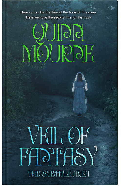 Front view of Elephant #30101 - Premade Surreal Book Cover