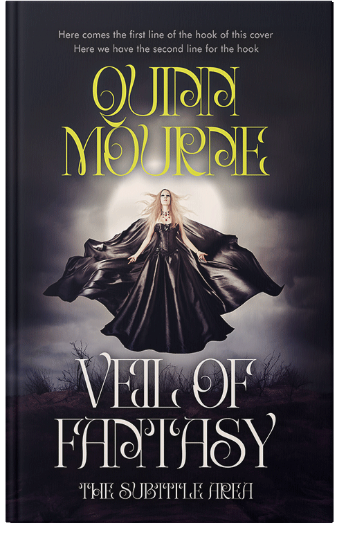 Front view of Premade Fantasy Book Cover - Coral Reef