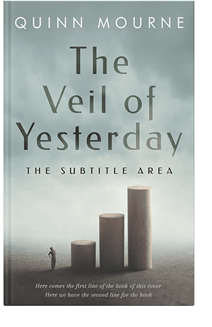 Pre Made Book Cover Powder Ash