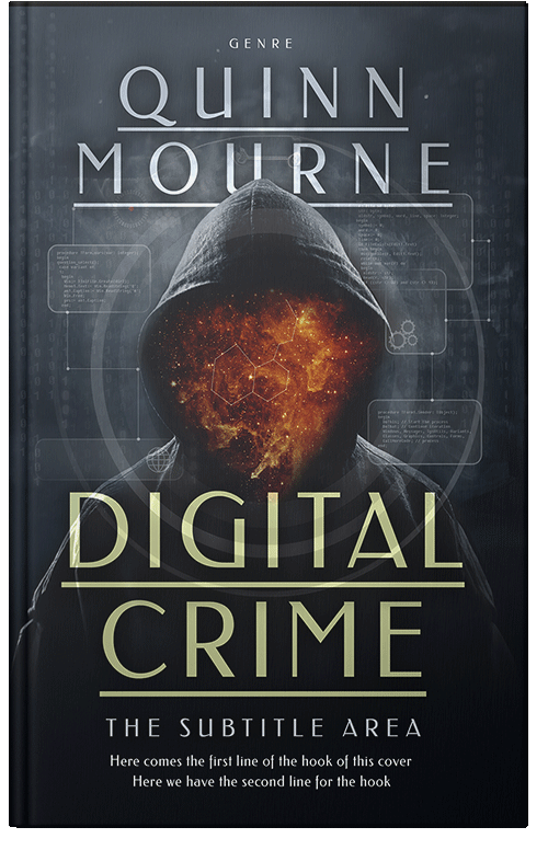 Front view of Shark #30136 - Premade Mystery & Thriller & Suspense Book Cover