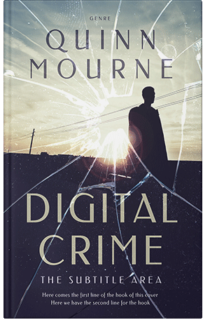 Pre Made Book Cover Moon Mist