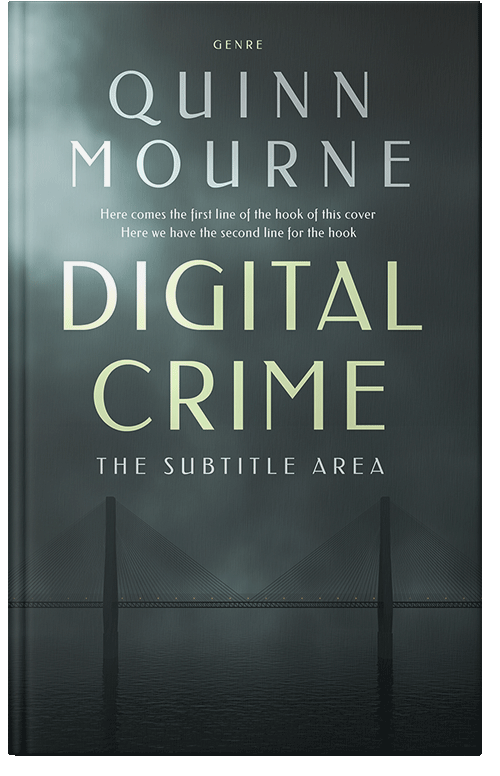 Front view of Outer Space #30141 - Premade Mystery & Thriller & Suspense Book Cover