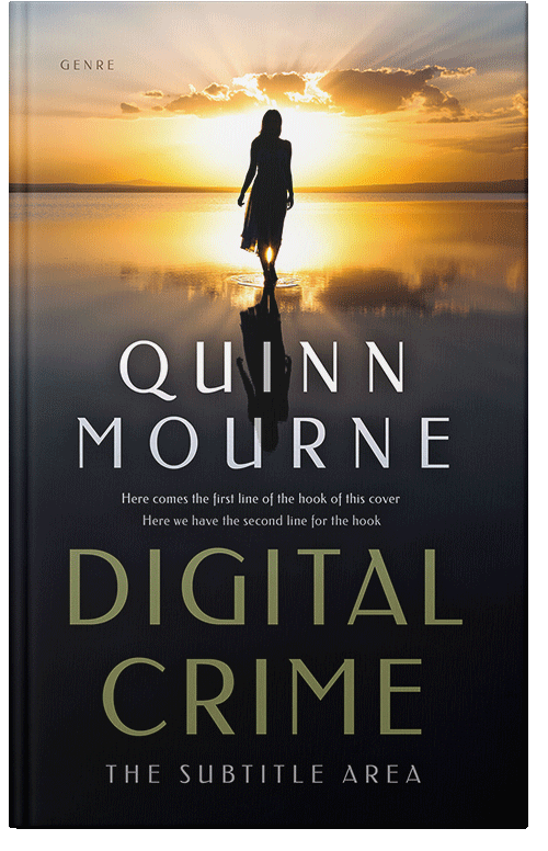 Front view of Cod Gray #30146 - Premade Mystery & Thriller & Suspense Book Cover